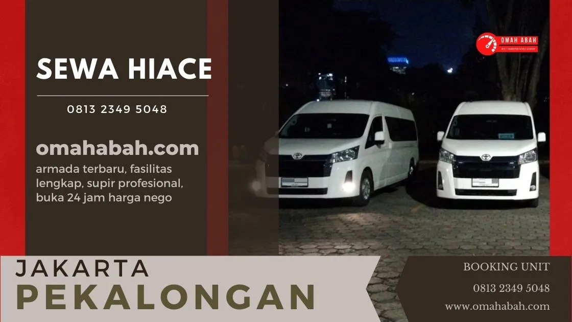 Sewa Hiace Jakarta Pekalongan